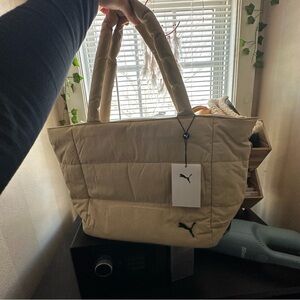 Puma Classic Tan Tote Bag